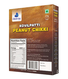 Kovilpatti Special Peanut Candy Bar