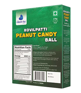 Kovilpatti Special Peanut Candy Ball