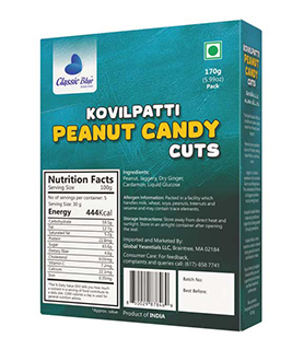 Kovilpatti Special Peanut Candy Cuts
