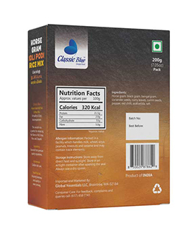 Horse gram rice mix