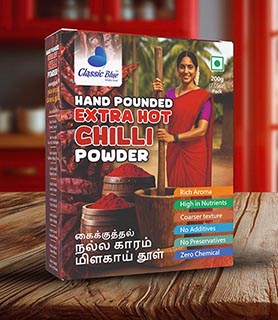 Handpounded Extra Hot Chilli Powder 