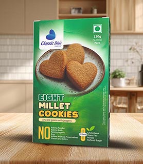 Eight Millet Cookies 
